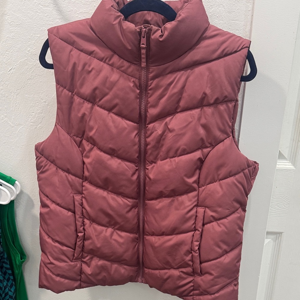 Cole Haan Pink Mauve Puffer Vest